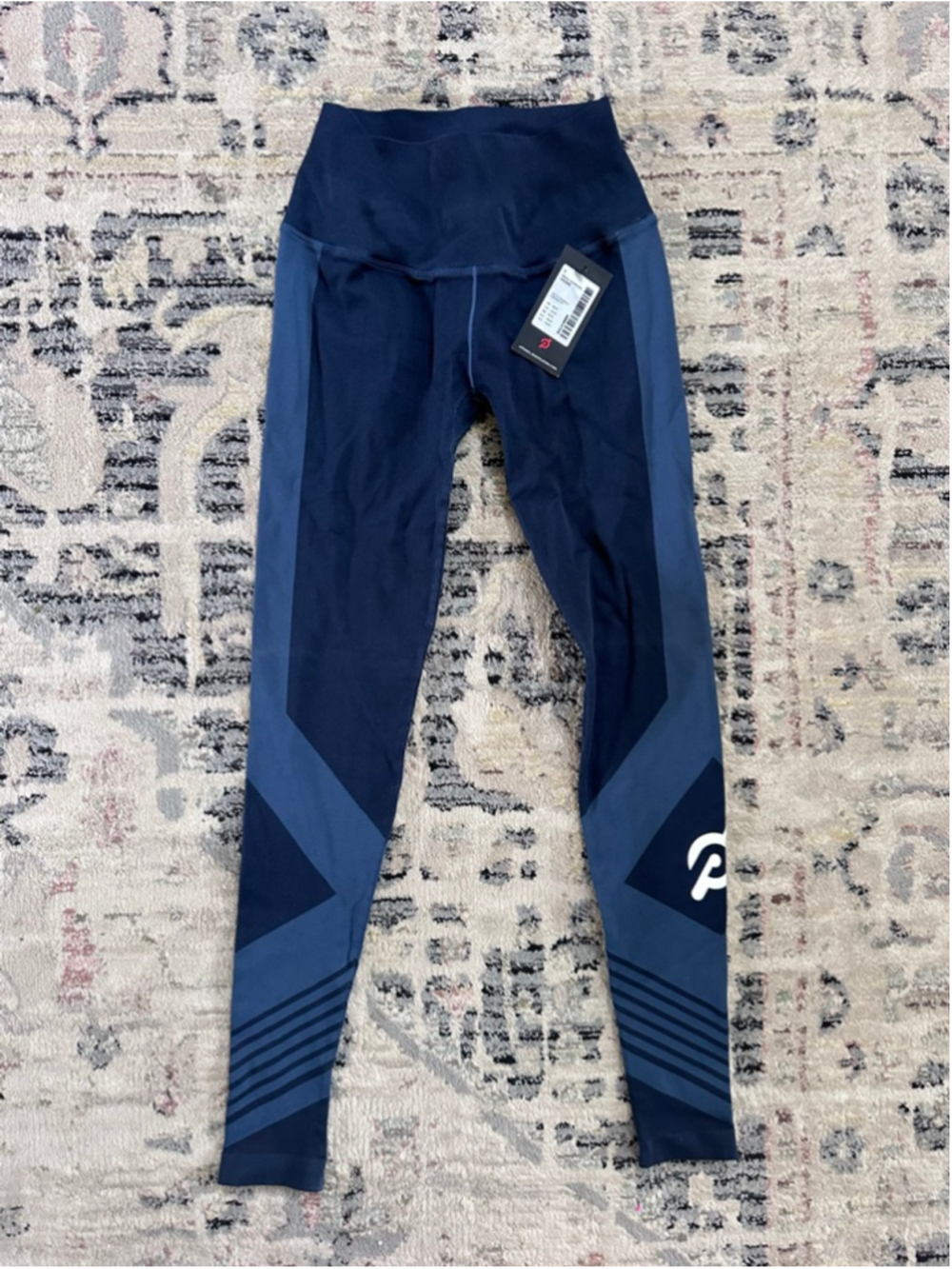 NWT Women's Peloton Navy Blue Seamless Leggings S